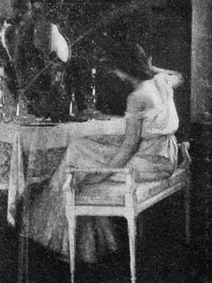 Susan Watkins, “The Necklace,” ca. 1902, oil on canvas. Illustrated catalogue of 1902 Salon des artistes français.