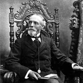 Photograph of Whitelaw Reid, taken at Wrest Park, ca. 1905