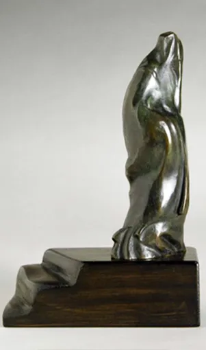 Alice Morgan Wright, "Lady Macbeth," circa 1910, bronze. Folger Shakespeare Library ART Inv. 1052 (realia).