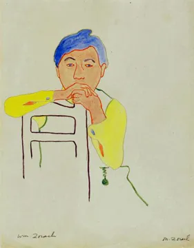 Marguerite Thompson Zorach, Portrait of William Zorach, n.d. Smithsonian American Art Museum