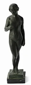 Clara Josephine Kretzinger, "Nu féminin," 1906, bronze