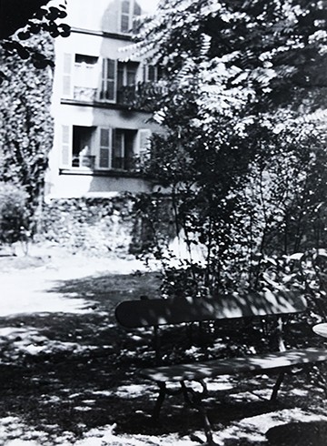 Photograph of Reid Hall’s third garden without the chapel, 1934. RH Archives View of Reid Hall’s third garden without the chapel, 1934 (Reid Hall archives)