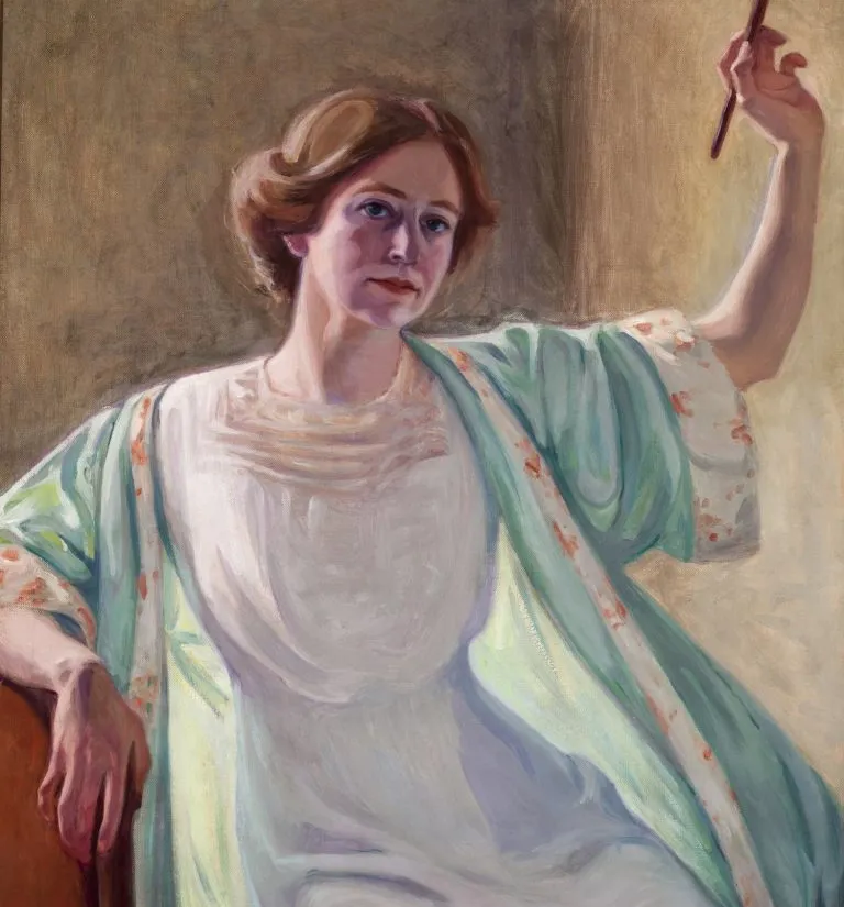 Martha Baker, self-portrait