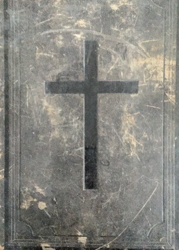 Pulpit Bible gifted to Keller at the inauguration of the Chapelle du Luxembourg on rue Madame. The inscription reads: "To our brother and friend, a testimonial of Christian recognition, offered by the Luxembourg Evangelical Church, April 11, 1857." (Goulet 238)  