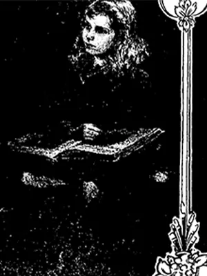 Frances Arnold, daughter of Mr. and Mrs. Reuben R. Arnold, the cuts made from studies in black and white. Retrieved from The Atlanta Constitution, September 30, 1917, p. B12.