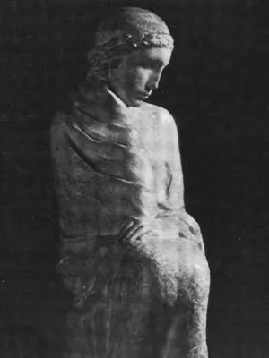 Lucy Perkins Ripley, "Seated Woman." n.d. Merrick 16