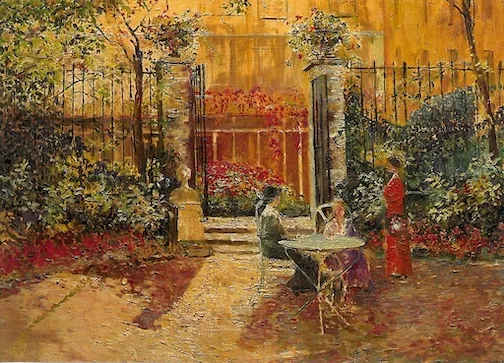 Painting of Girl's Art Club